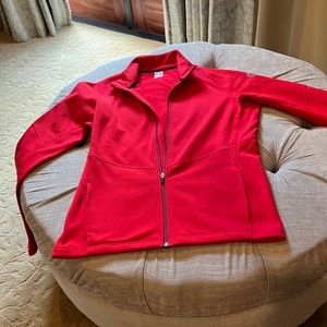 Mens Rossignol fleece lined ski base layer jacket. Size Extra Large.